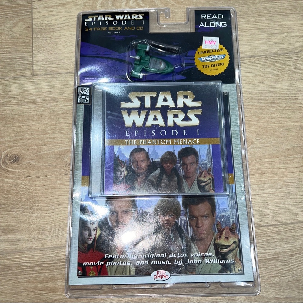 Star Wars: Episode I - The Phantom Menace Read Along CD (1999 Kid Rhino)